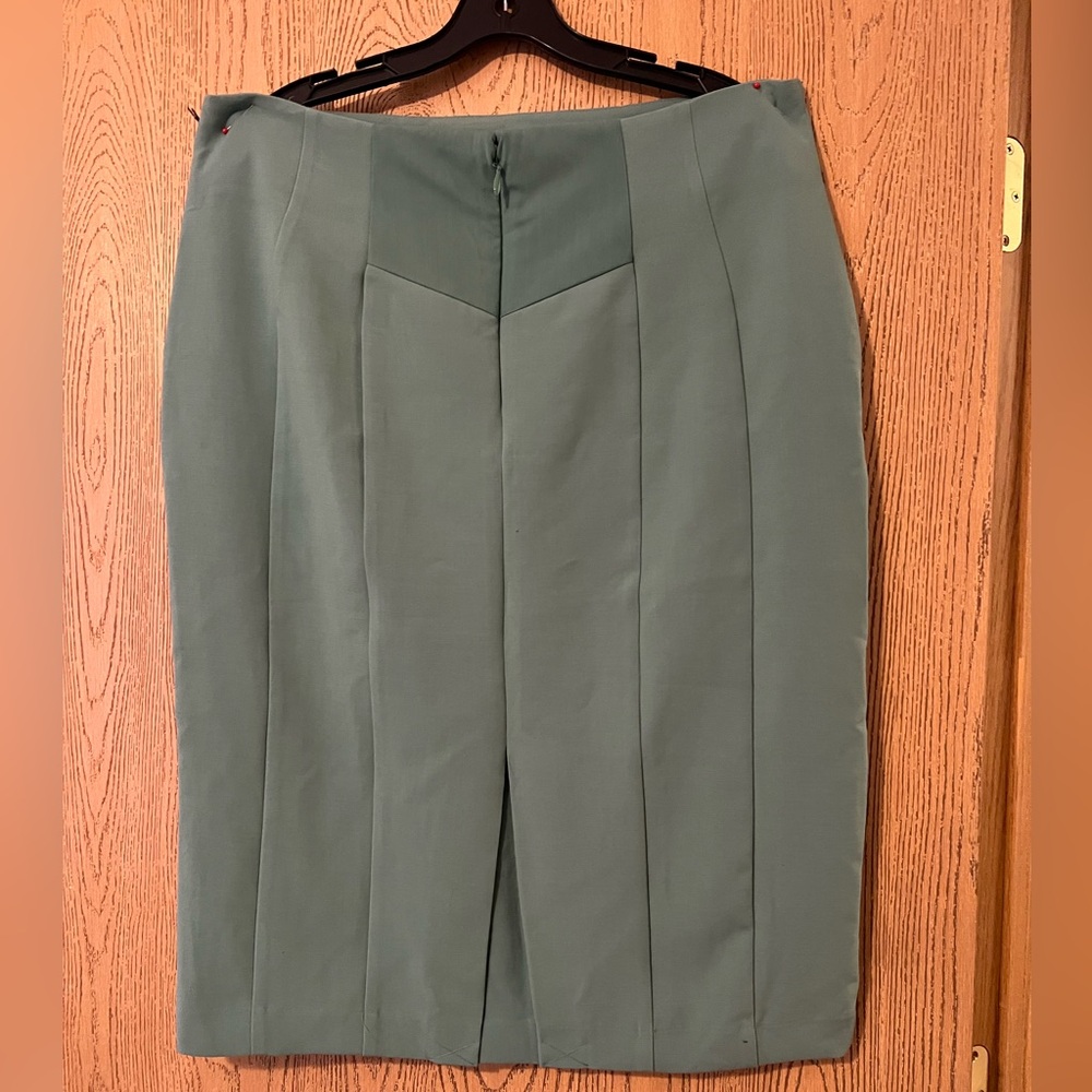 Eva Mendes for New York & Company Teal Pencil Skirt